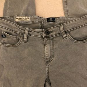 AG skinny legging ankle Grey jean